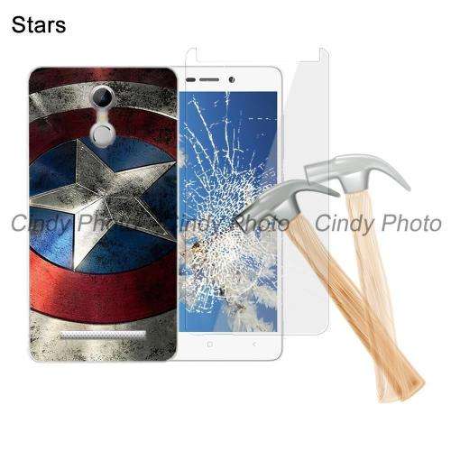 HomTom HT17 Cover & 2 Tempered Glass Screen Protectors