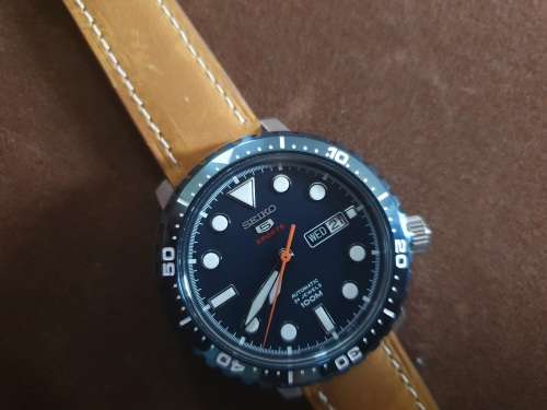 Seiko 5 Bottlecap Blue SRPC63 - mint condition