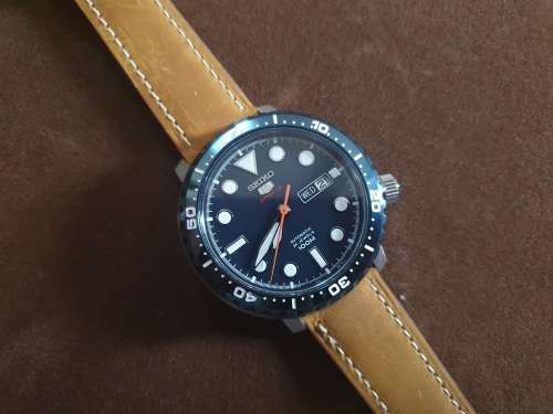 Seiko 5 Bottlecap Blue SRPC63 - mint condition