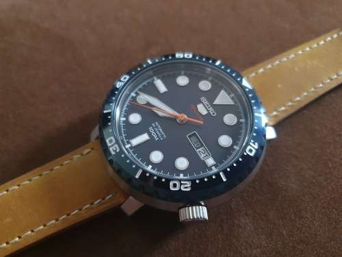 Seiko 5 Bottlecap Blue SRPC63 - mint condition