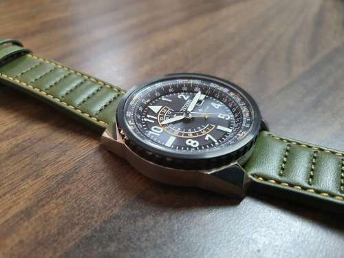 Citizen Promaster Nighthawk  Eco-Drive Aviator Watch (Model: BJ7138-04E)