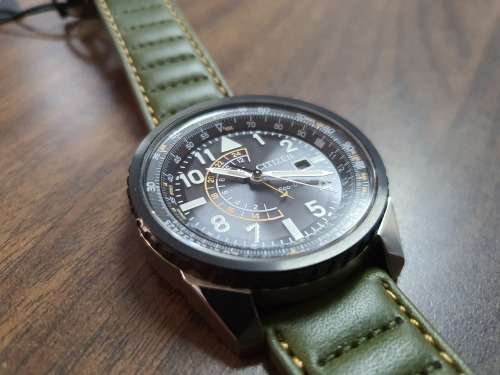 Citizen Promaster Nighthawk  Eco-Drive Aviator Watch (Model: BJ7138-04E)