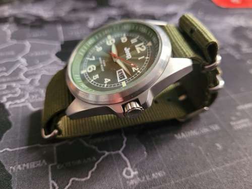 Jeep Mens Watch Quartz Green