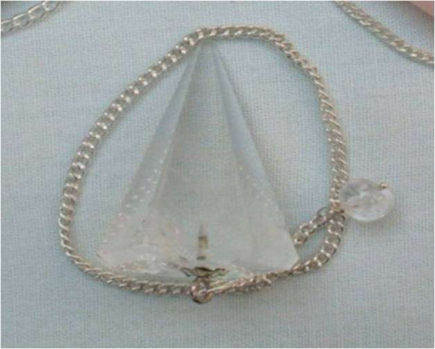 PENDULUM QUARTZ CRYSTAL FOR REIKI BALANCING