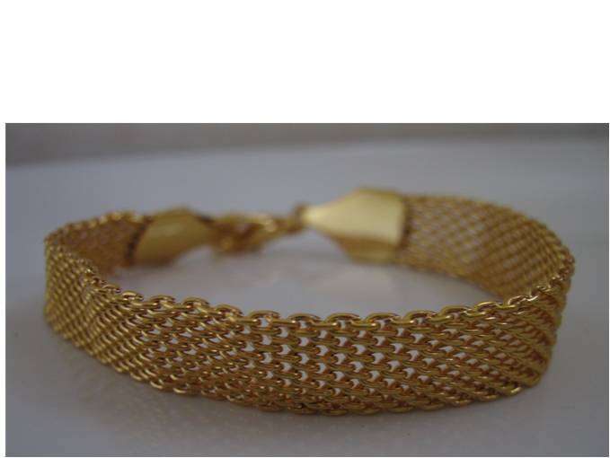 CLASSIC MESH DESIGN COSTUME JEWELLERY WITH YRL HALLMARK