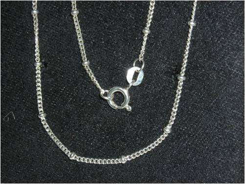 925 SILVER CHAIN WITH SILVER BALLS