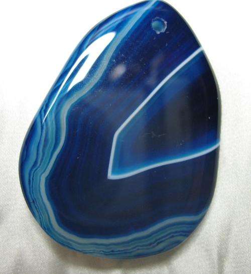 BLUE ONYX AGATE PENDANT