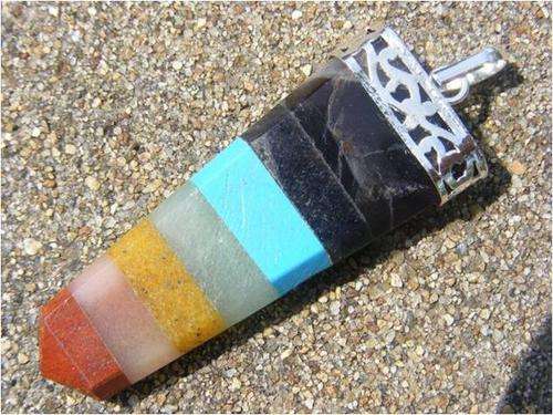 THIS BEAUTIFUL CRAFTED CHAKRA PENDANT IS JUST HEAVENLY BEAUTIFUL