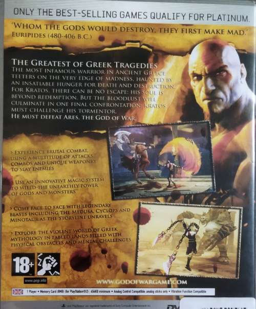 PS2 Game - God of War
