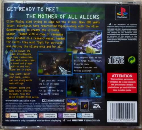 Alien Resurrection Game (PS1)