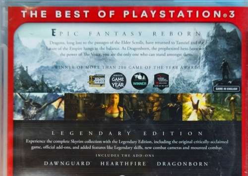 Skyrim Legendary Edition (PS3)