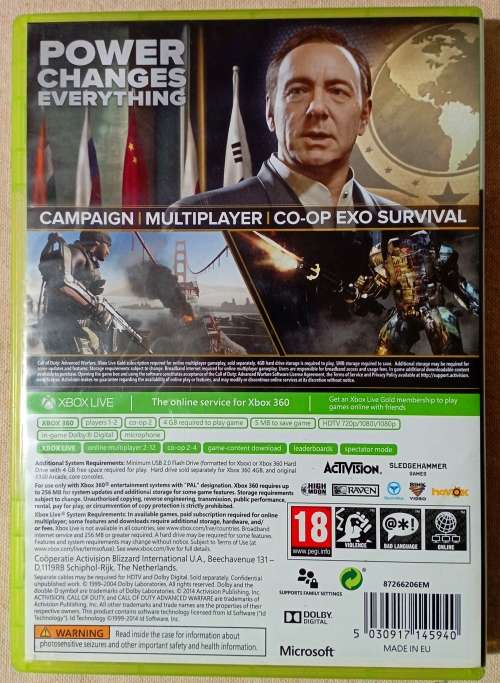 Call Of Duty Advanced Warfare (Xbox360)