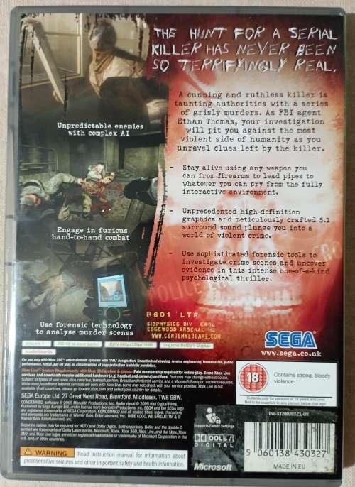 Condemned (1) Classics (Xbox360)