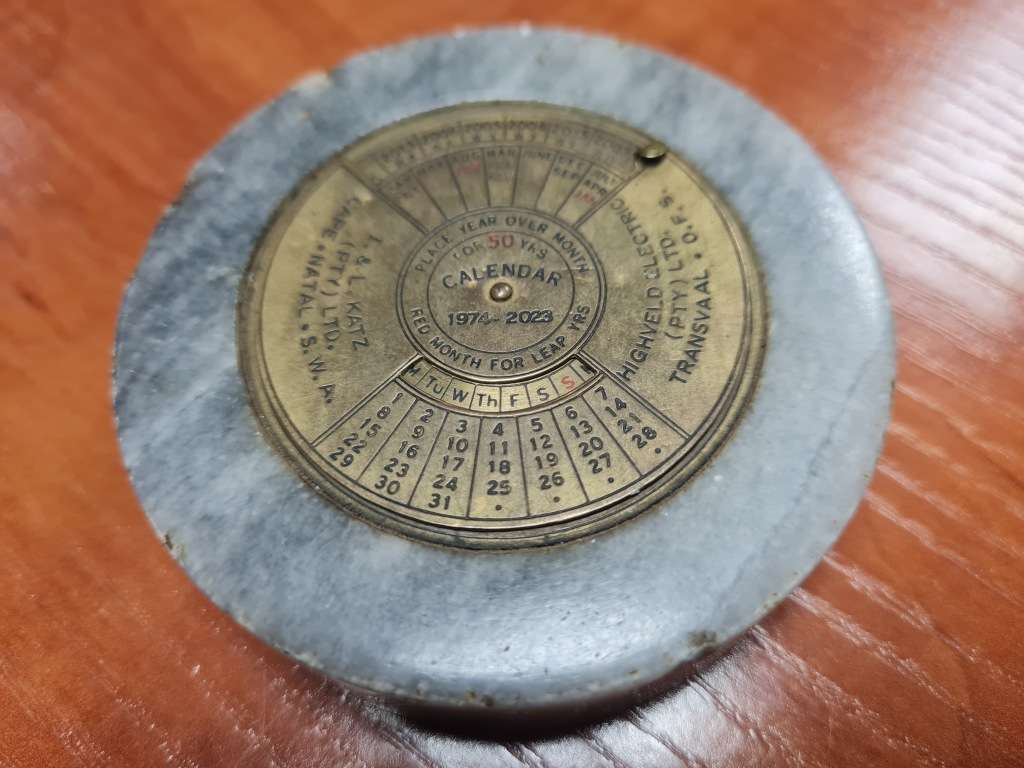 Vintage collectable Perpetual Calender