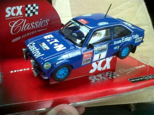 NEW SCALEXTRIC SCX FORD ESCORT MKII 1/32 SLOT CAR***CLASSIC SERIES***