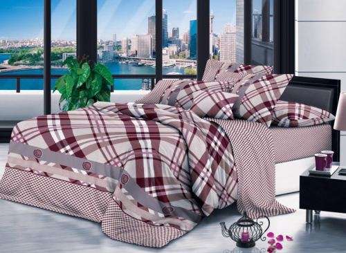 6 Pieces Queen Size Bedding Set Duvet Cover Set Bed Linen Bed Set