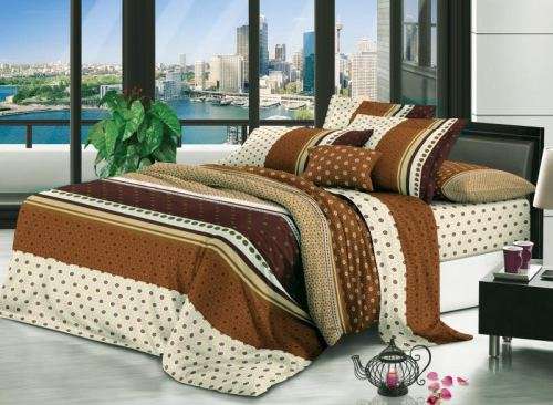 6 Pieces Queen Size Bedding Set Duvet Cover Set Bed Linen Bed Set