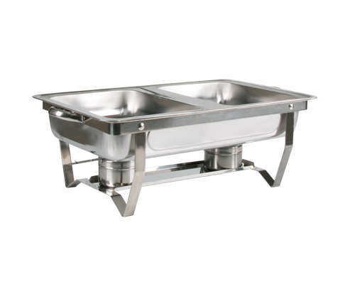 11 Litre Chafing Dish Double Stainless Steel Steam Pan