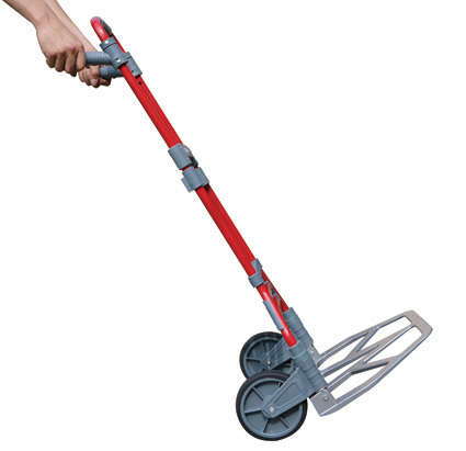 Heavy Duty Aluminium Folding Hand Truck & Luggage Trolley + Load securing cord, Capacity:120 kgs,