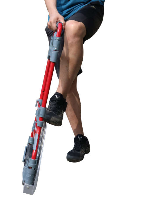 Heavy Duty Aluminium Folding Hand Truck & Luggage Trolley + Load securing cord, Capacity:120 kgs,