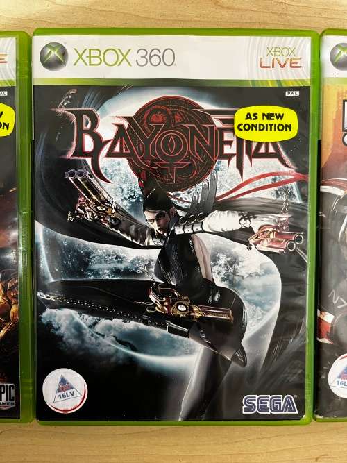 3 Game Bundle for XBOX 360 (Bayonetta, Gears of War, Mass Effect)