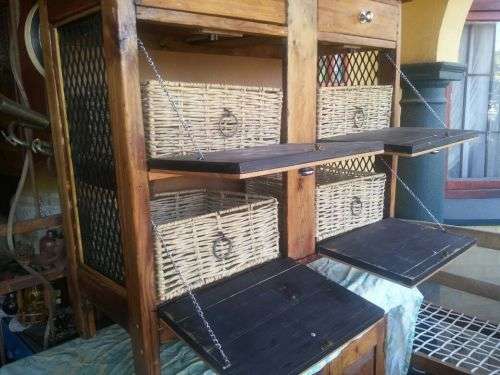 Oregon Pine up cycled Vegetable Kassie(ONCE OF ONLY)