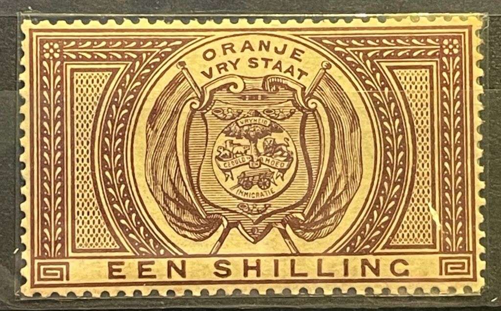 OFS - 1882 - 1S - ONE SHILLING PURPLE-BROWN MINT NH ** (SACC F3)