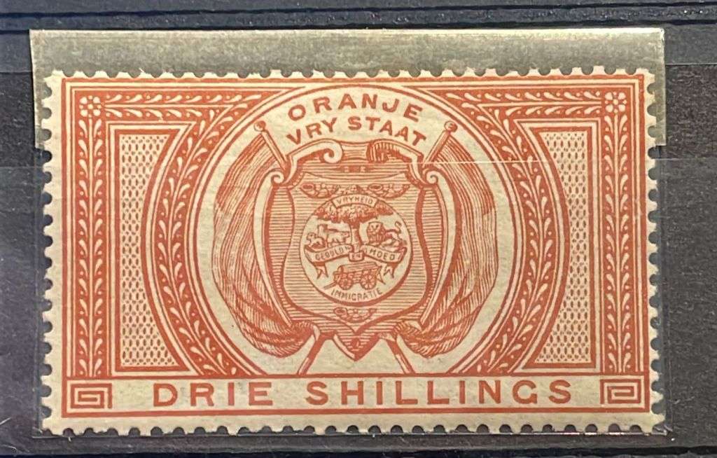 OFS - 1882 - 3S - THREE SHILLINGS CHESTNUT MINT NH ** (SACC F7)