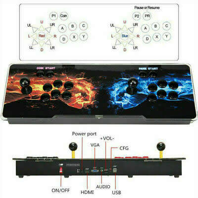 2020 NEW Pandora`s Box 3188 in 1 Console,Video Retro Arcade Games Console 2 Players Arcade Mach
