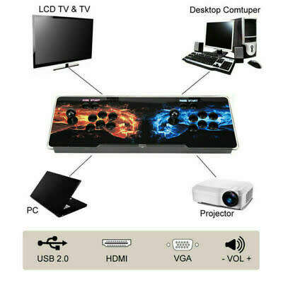 2020 NEW Pandora`s Box 3188 in 1 Console,Video Retro Arcade Games Console 2 Players Arcade Mach