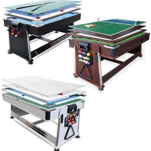 Brand new 4 in 1 - 7Ft Pool Table + Air Hockey + Tennis Table Tennis + Dinner table