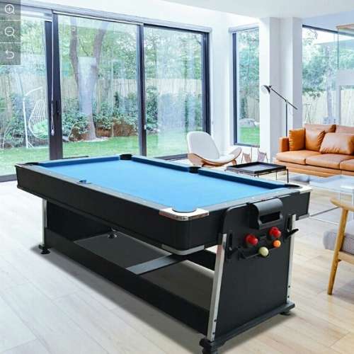 Brand new 4 in 1 - 7Ft Pool Table + Air Hockey + Tennis Table Tennis + Dinner table