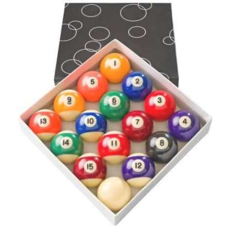 Pool Balls Standard Size Full 16 Balls Set