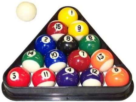 Pool Balls Standard Size Full 16 Balls Set