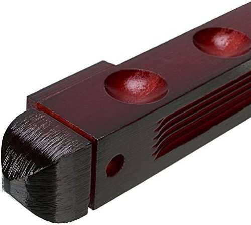 Pool Cue Wall Rack with 6 Cue Clips for Billiard / Pool Cue Racks