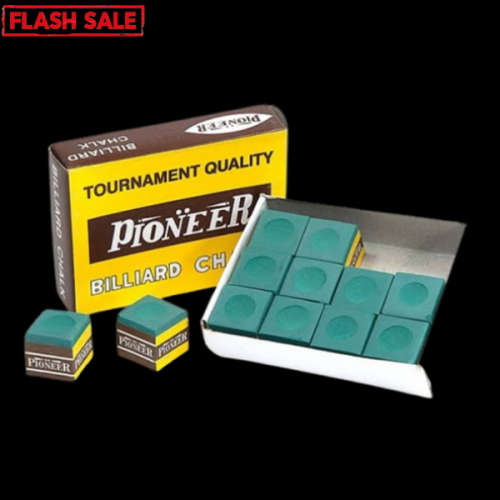 Pioneer Billiard chalk 12 pcs Green