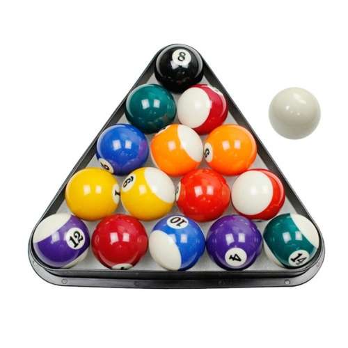 Pool Table Triangle Black Plastic 8 Ball Rack Standard Size