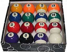 Pool Balls Standard Size Full 16 Balls Set