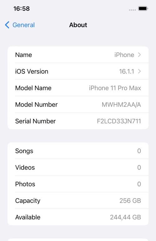 iPhone 11 Pro Max 256GB