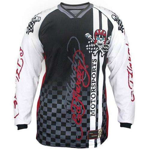 Genuine Ed Hardy Padded Racing Motorcycle Jersey-XX-Large