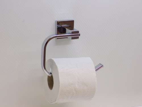 Toilet Roll Holder Square Stainless Steel LOW PRICE LOW SHIPPING!!!!!