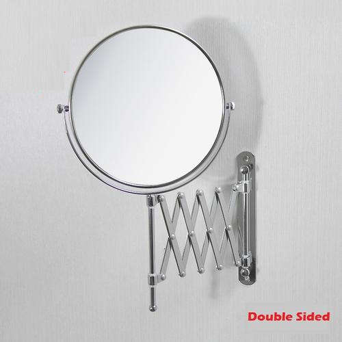 Extendable 2-Sided 8" Rotating Bathroom Mirror And Make Up Mirror With 3x Zoom