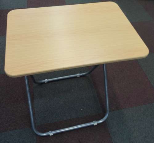 RECTANGLE FOLDING TABLE TRESTLE PORTABLE FOLDABLE CAMPING PICNIC