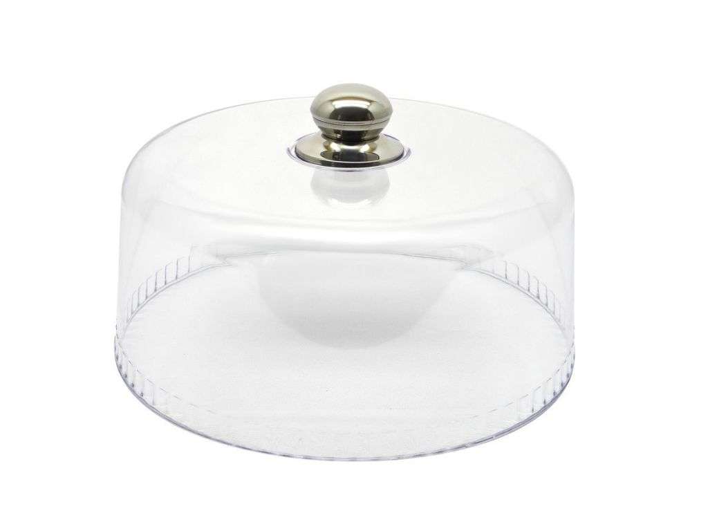 Elegant Cake Dome Acrylic - Transparent 30cm
