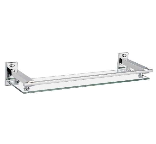 50cm Glass Shelf Square Design