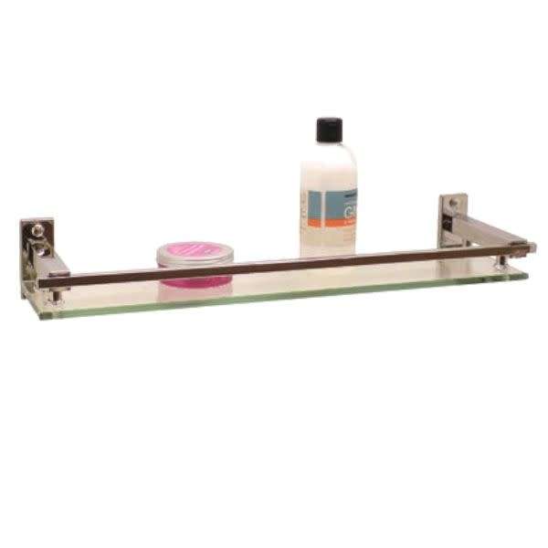 50cm Glass Shelf Square Design