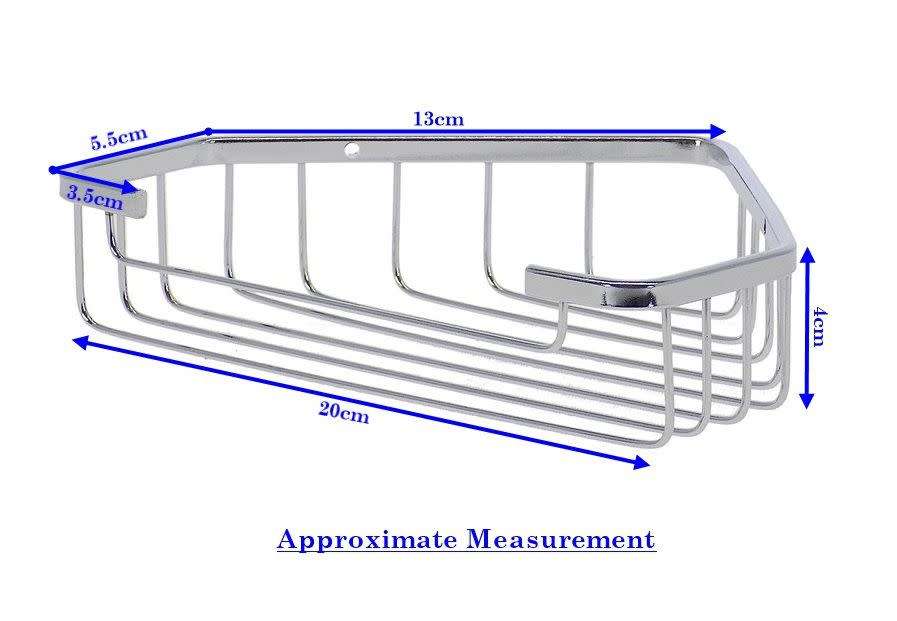Soap Dish & Caddy Stainless Steel - Corner