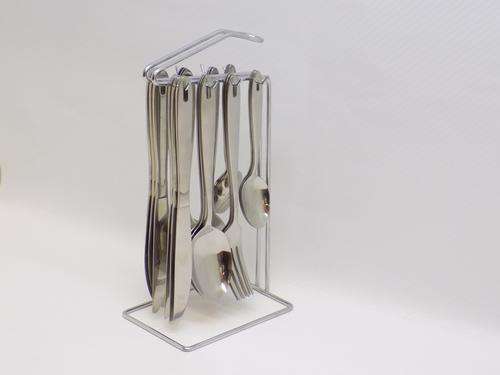 24pcs Cutlery Set & Chrome Stand
