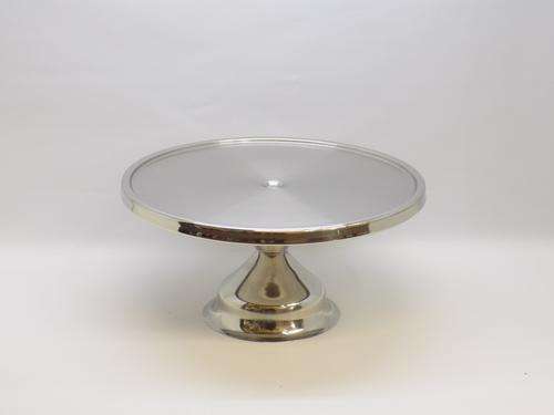 1 Tier Cake Stand Stainless Steel