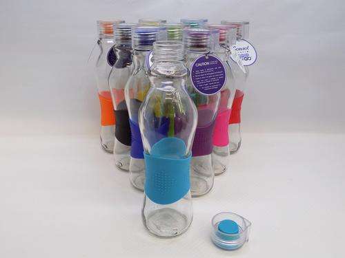 500ml Consol Glass Water Bottle With New Plastic Lid